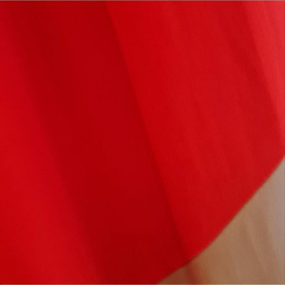 Vince Camuto Maxi Dress Orange & Beige Size 14 Elastic Waist Casual /Formal NWOT - Picture 9 of 17